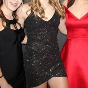 Black sparkly dress